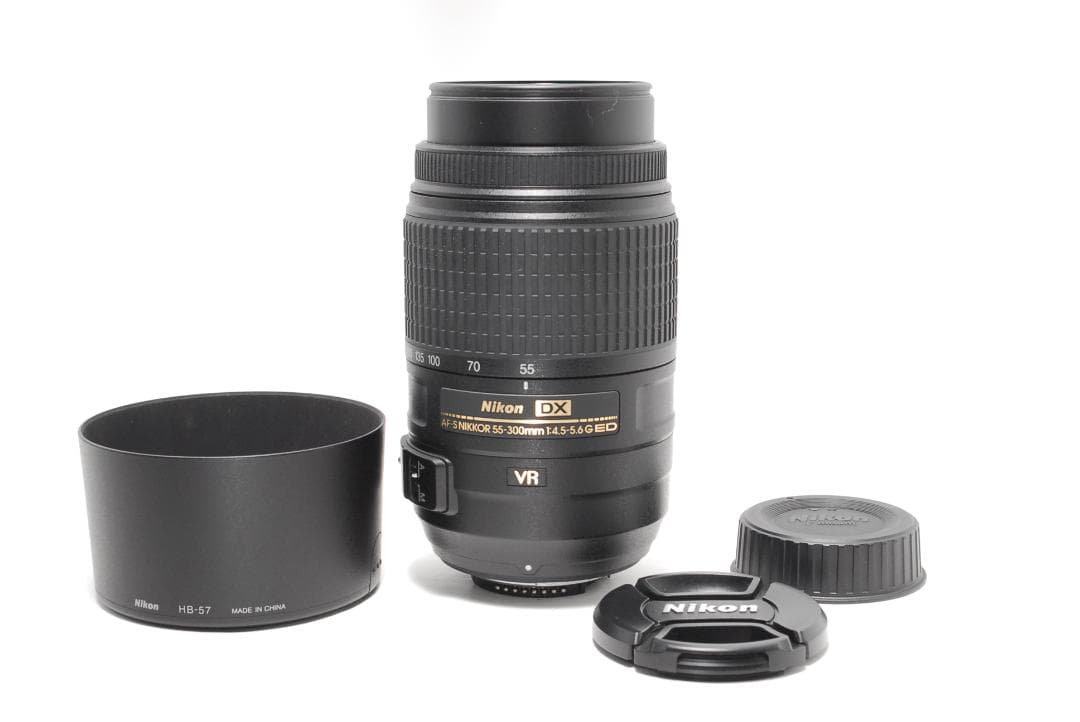 新品級美品 美しい描写の望遠レンズ Nikon AF-S 55-300mm VR