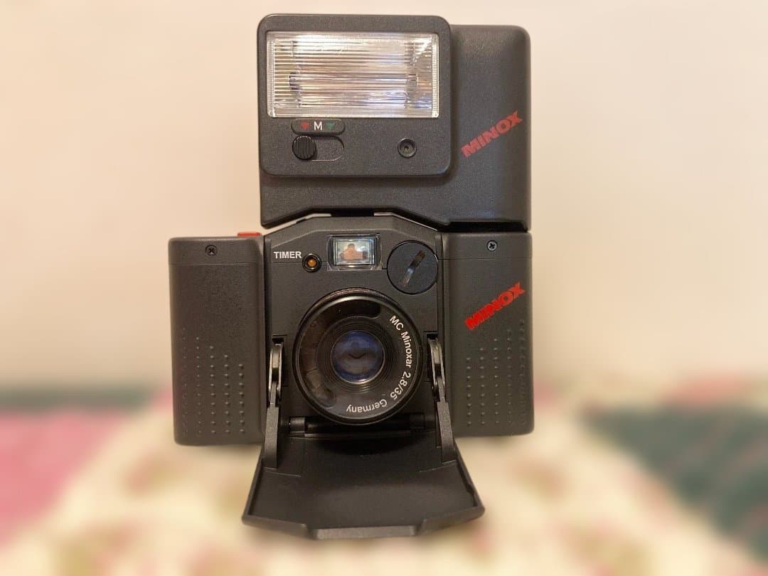 MINOX / ミノックス GT-E 35mmカメラ/専用ストロボ&ケース付属