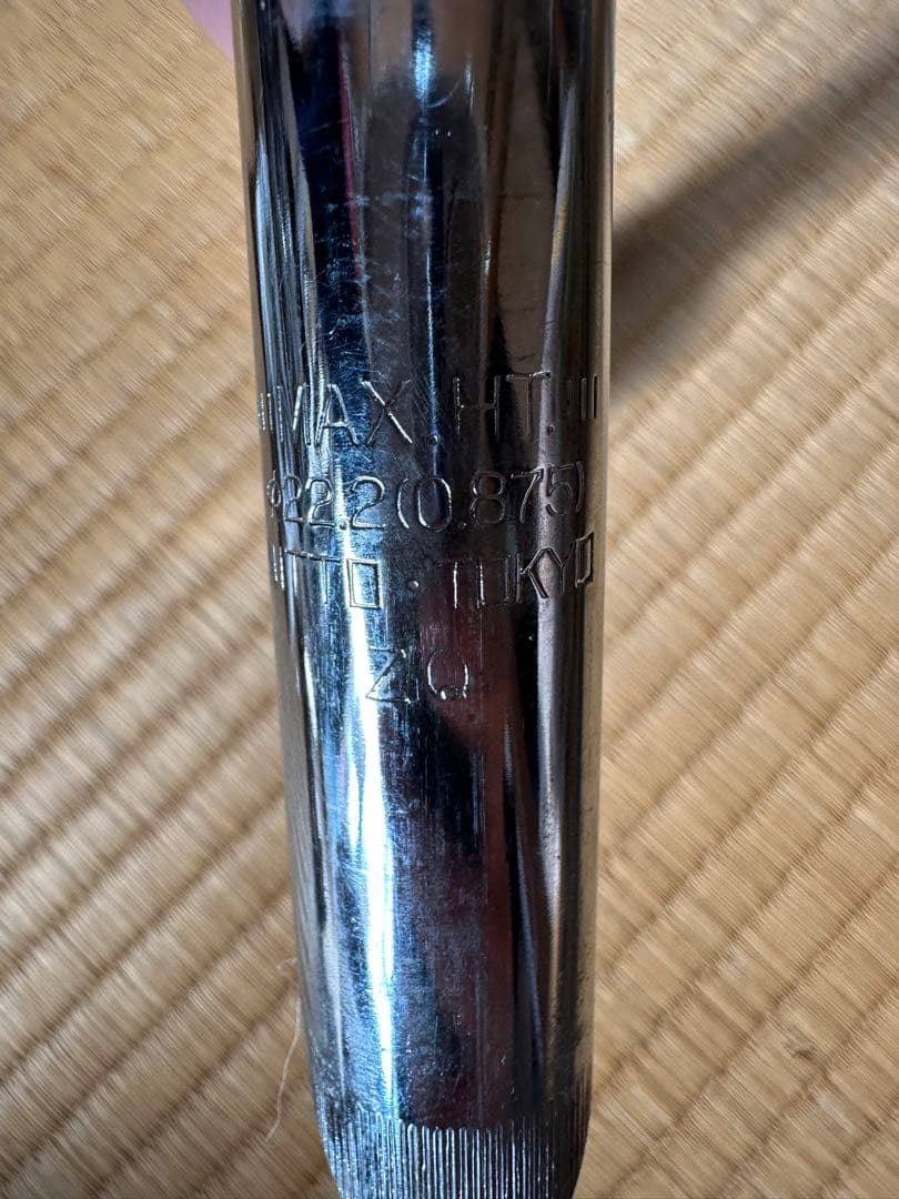 競輪　NJS NITTOステム　65° 140mm クロモリ