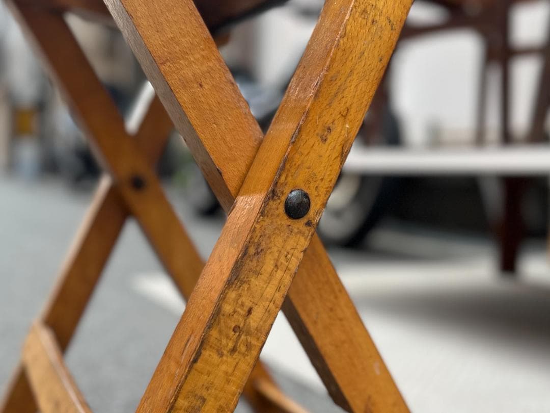 フランスヴィンテージ☆フォールディングチェア／ヴィンテージチェア／アウトドア