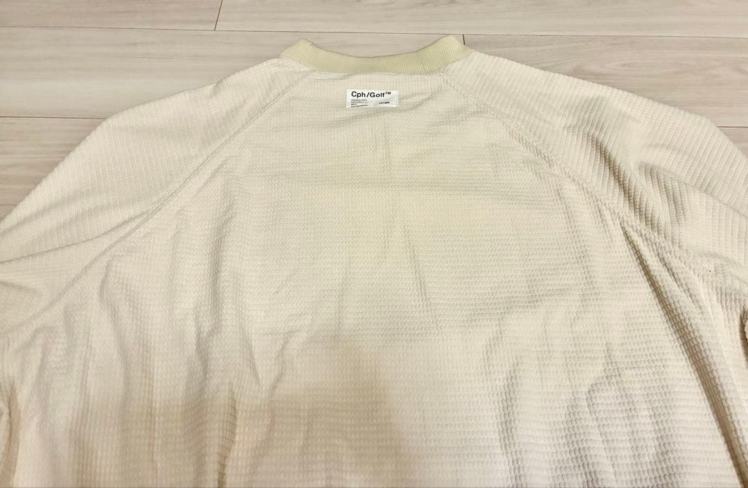 Cph/Golf CLUB WAFFLE P/O JKT 【WHITE】 L