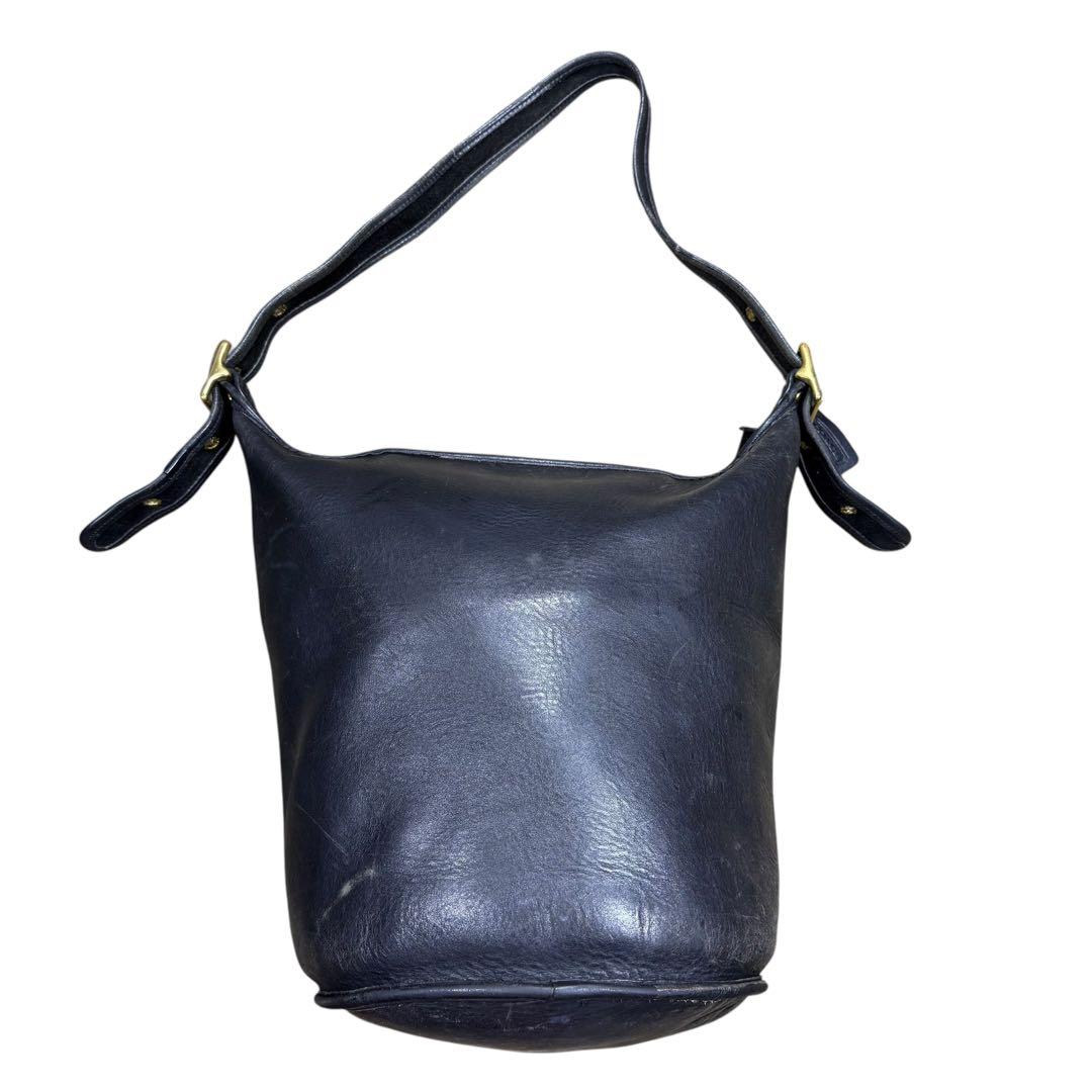 オールドコーチ ショルダーバック バケツバッグ型 USA製　グラブタンレザー