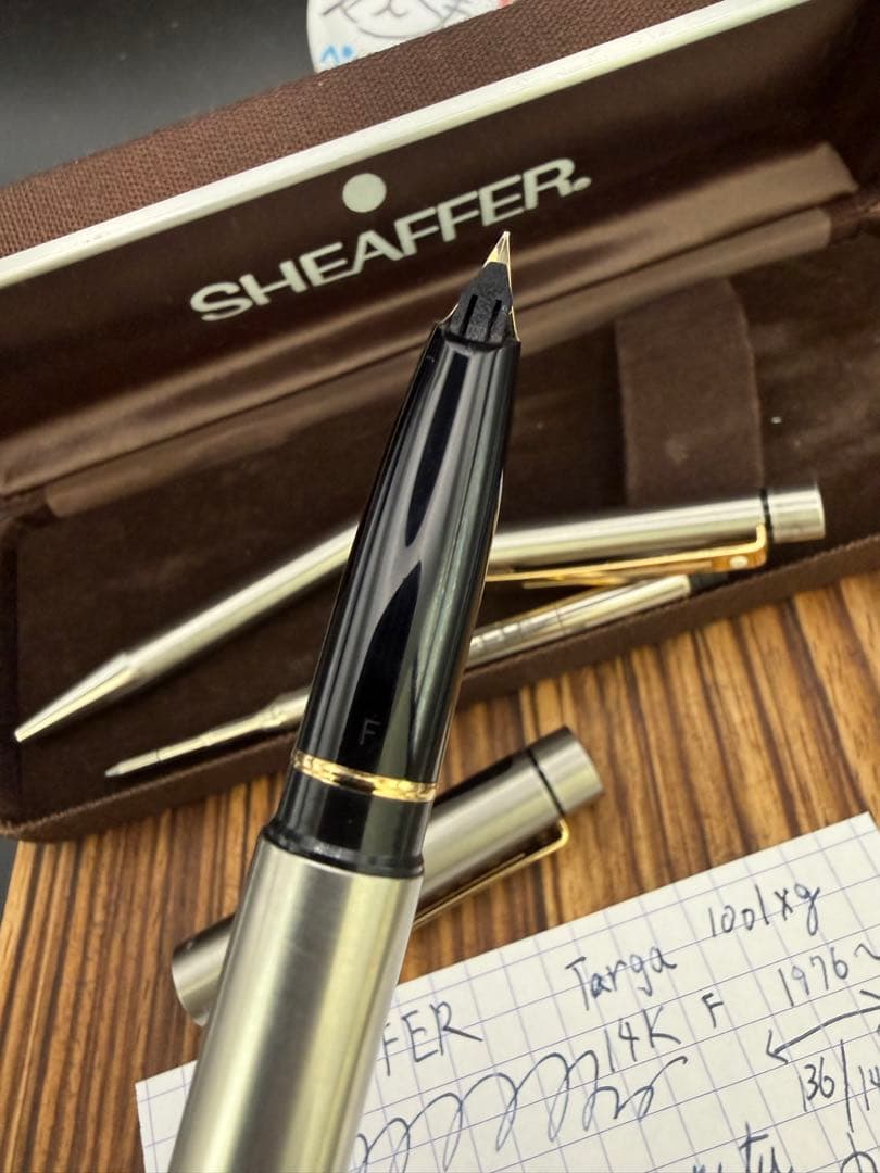 SHEAFFER 万年筆 タルガ 1001xg ボールペンセット
