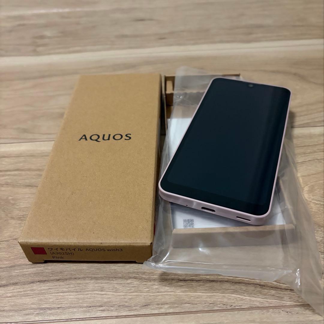 SHARP aquos wish3 ピンク 64GB simフリー