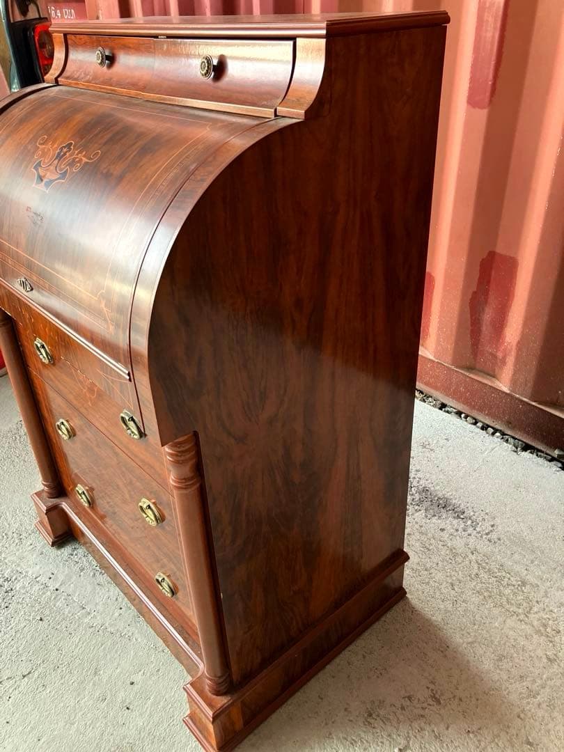 ヴィンテージ　ロールトップライティングビューロー