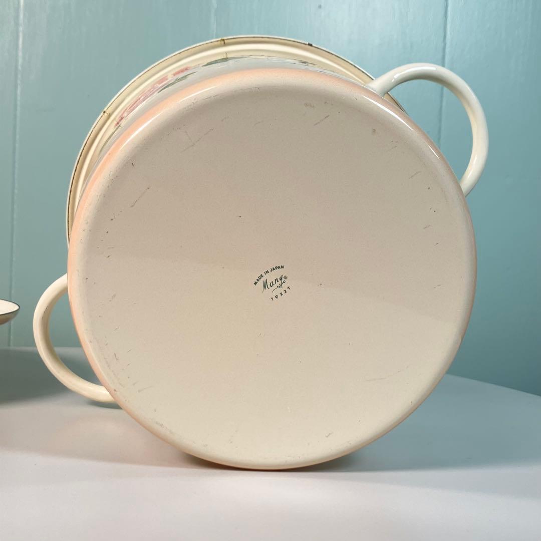 Manyマニーローズ　ホーローキャセロール ホーロー鍋