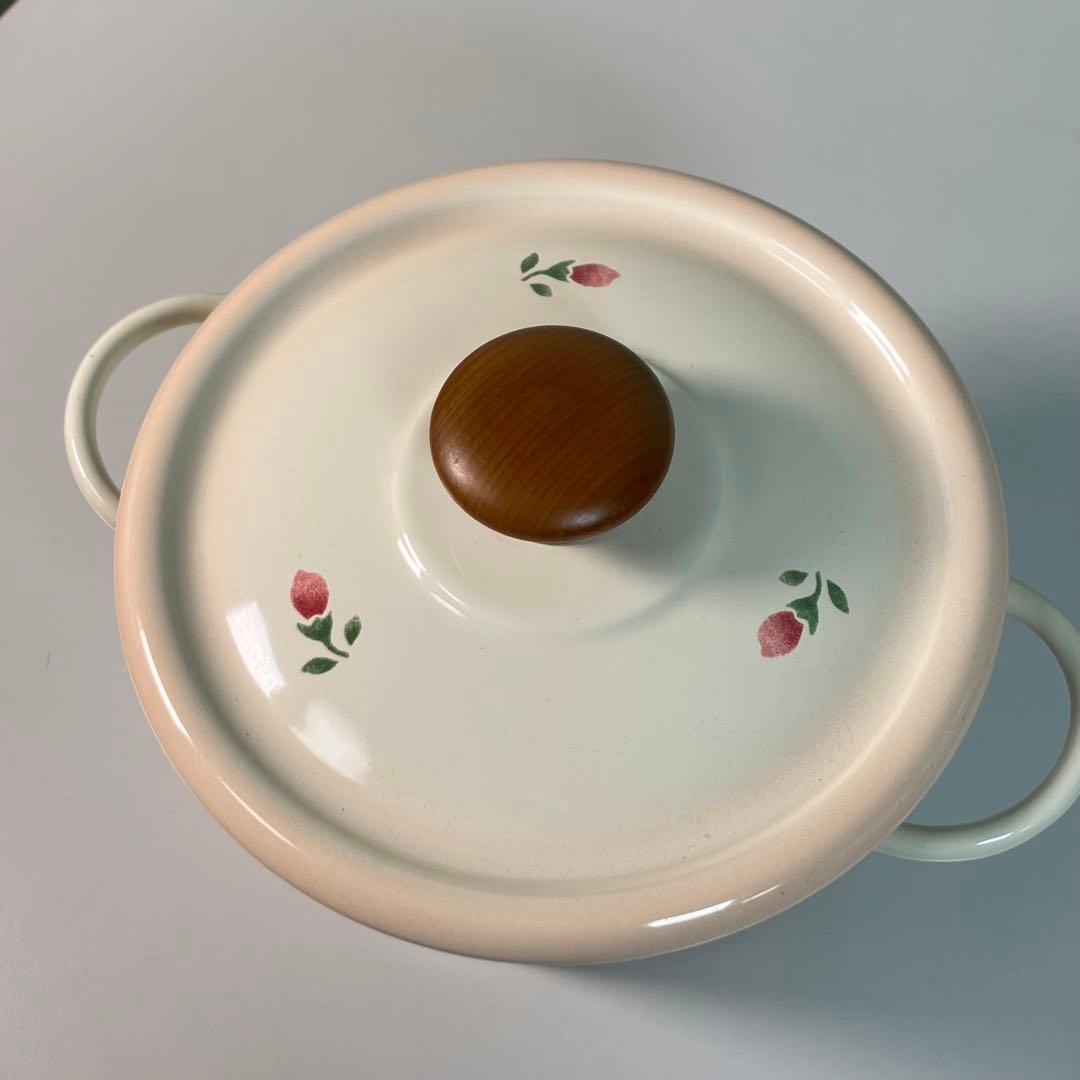 Manyマニーローズ　ホーローキャセロール ホーロー鍋