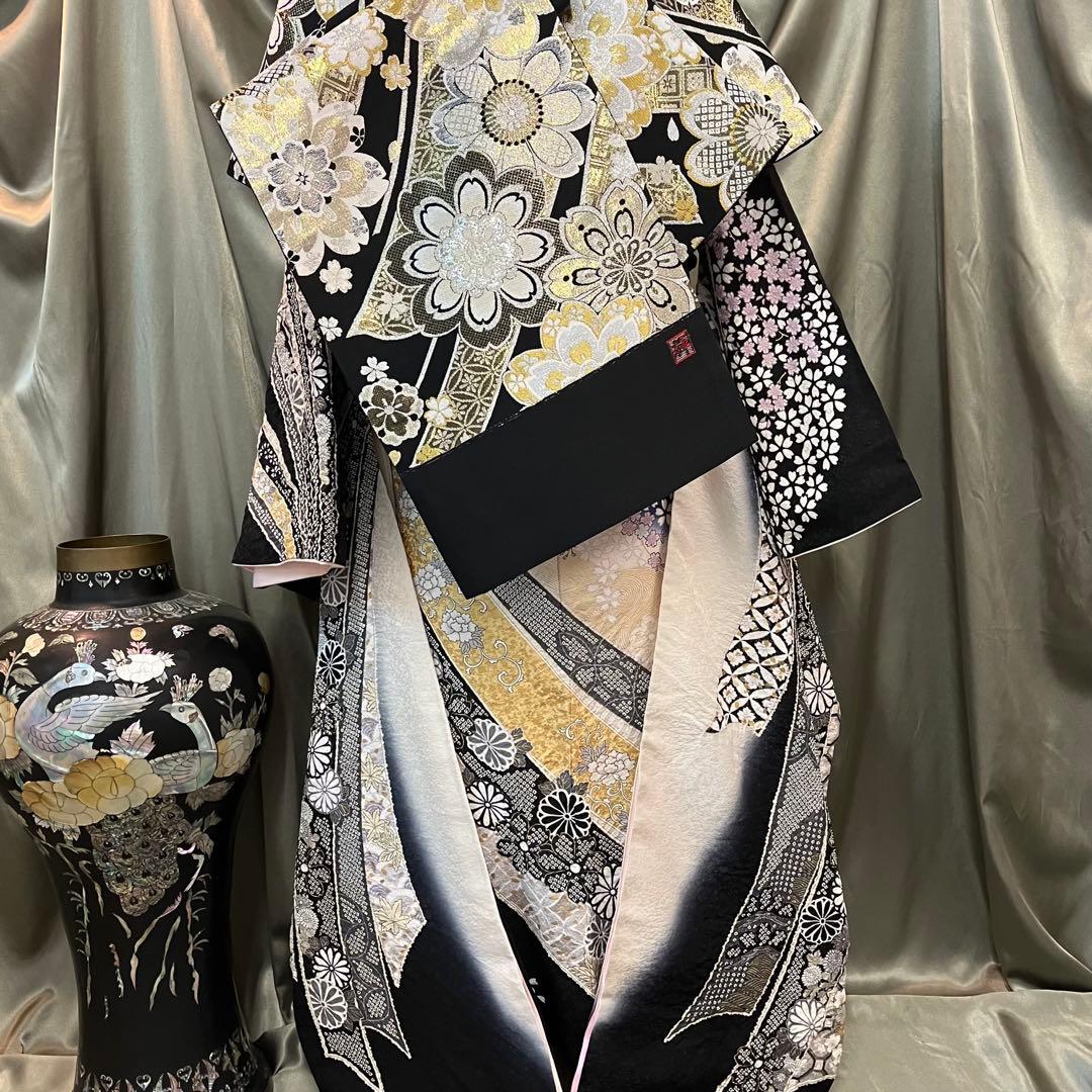 ◾️振袖フルセット■豪華絞り刺繍■熨斗■古典■成人式振り袖■振袖一式
