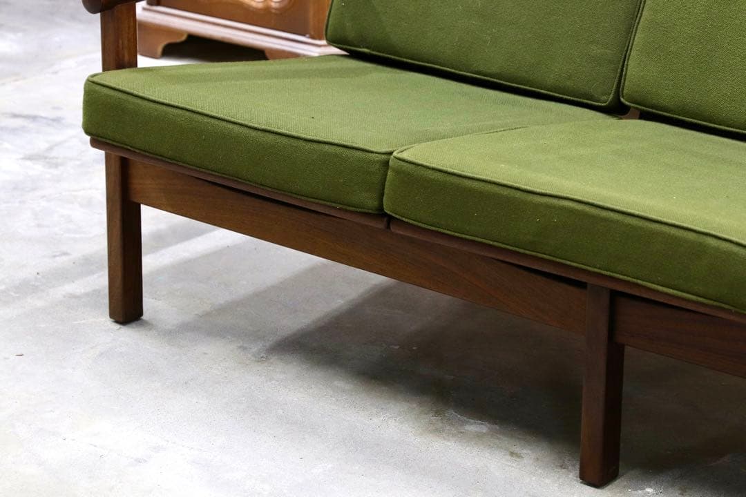 GMHS533C○オールドマルニ / maruni 孔雀 60年代 3人掛けソフ