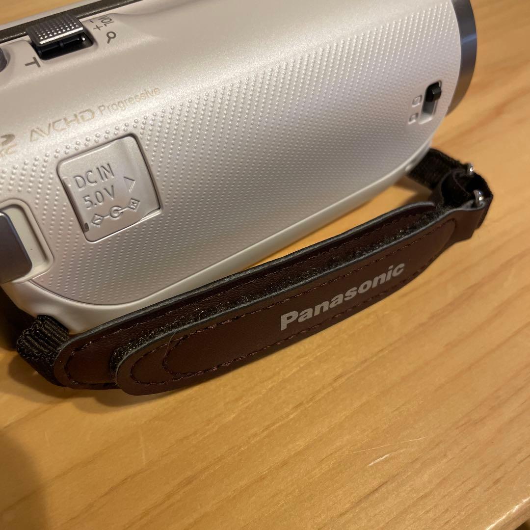 Panasonic HC-V360MS ホワイト　大容量バッテリー＆ケース付き！
