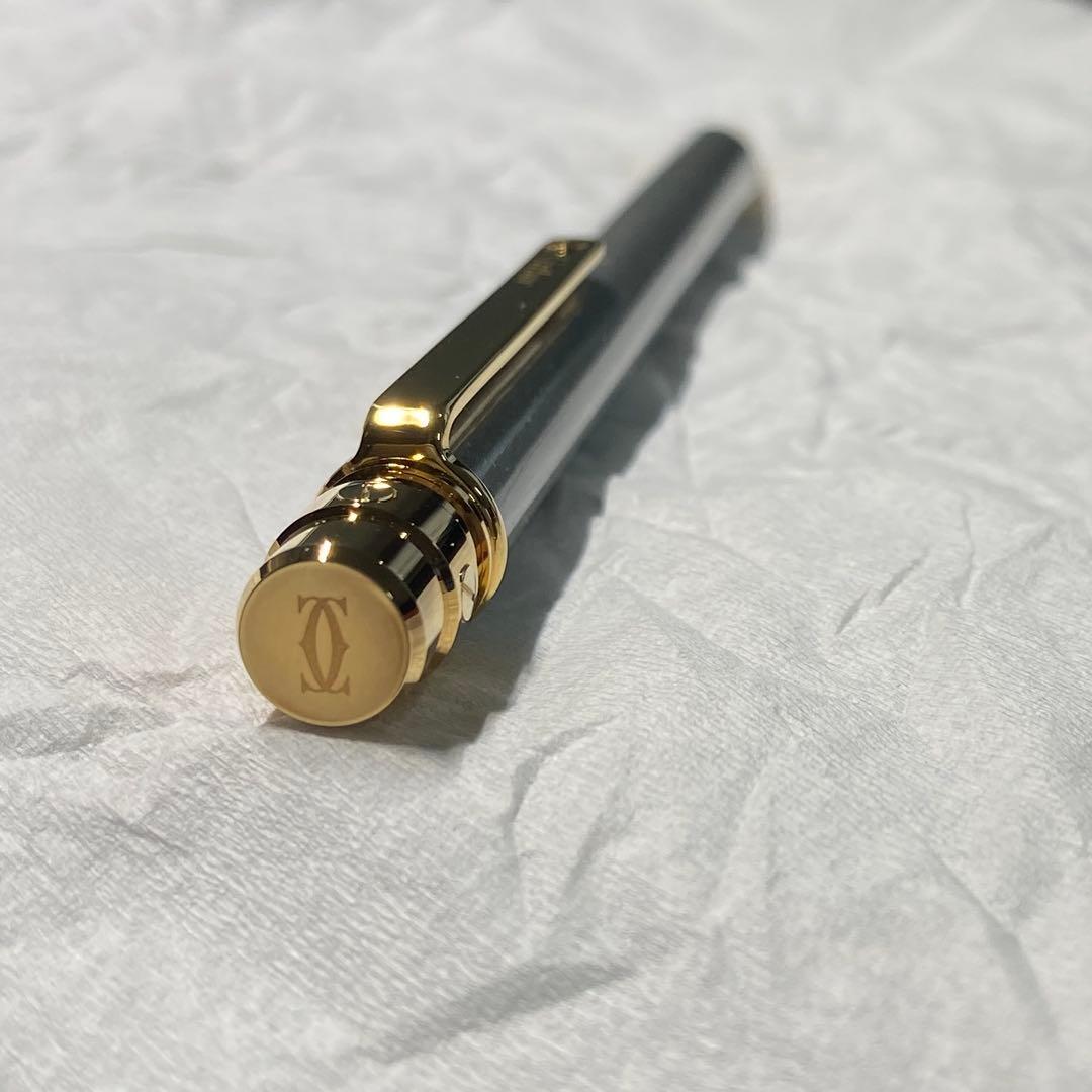 Cartier シルバーボールペン 専用ケース付き サントス ドゥカルティエ