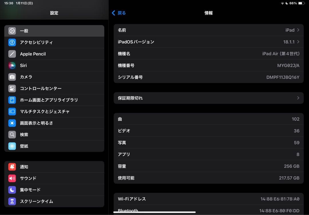 Apple iPad Air4 256GB ケース保護フィルムペン付き