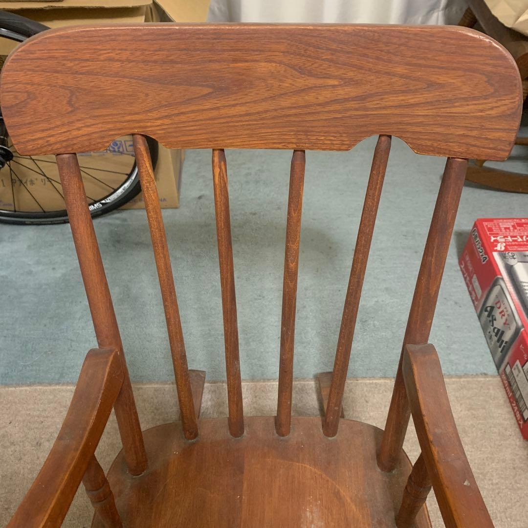 木製 椅子　ロッキングチェア　アメリカにて購入