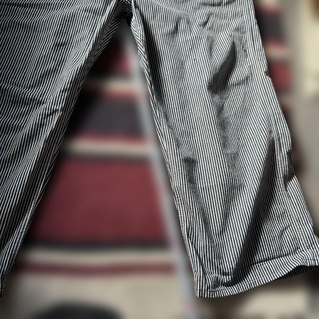 PAY-DAY ヒッコリーストライプオーバーオール