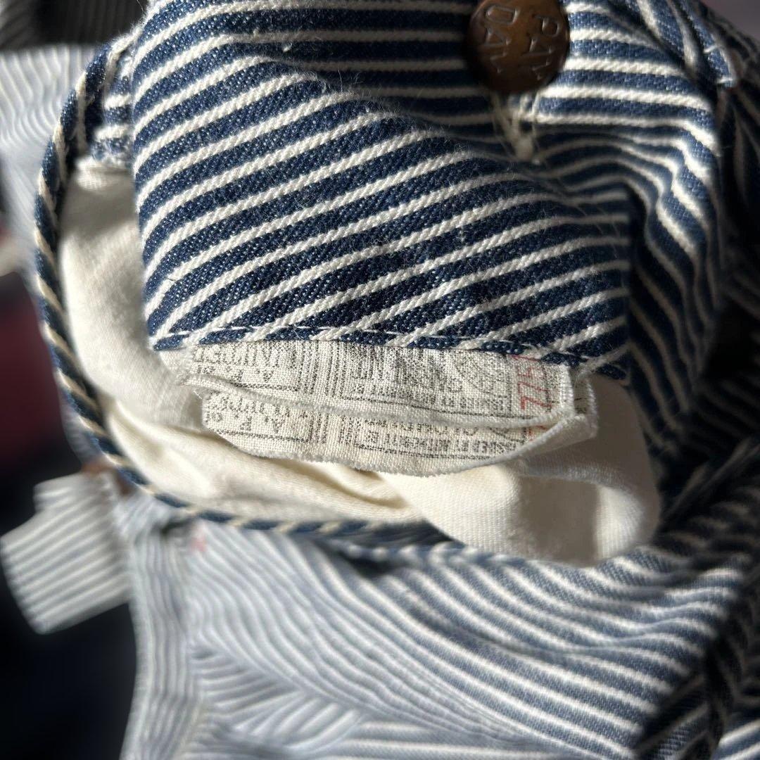 PAY-DAY ヒッコリーストライプオーバーオール