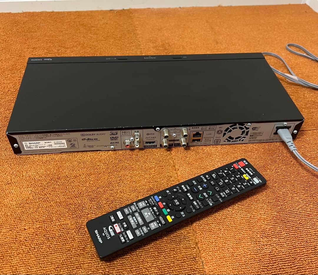 シャープ 1TB ブルーレイレコーダー 「BD-NT1000」DVDレコーダー