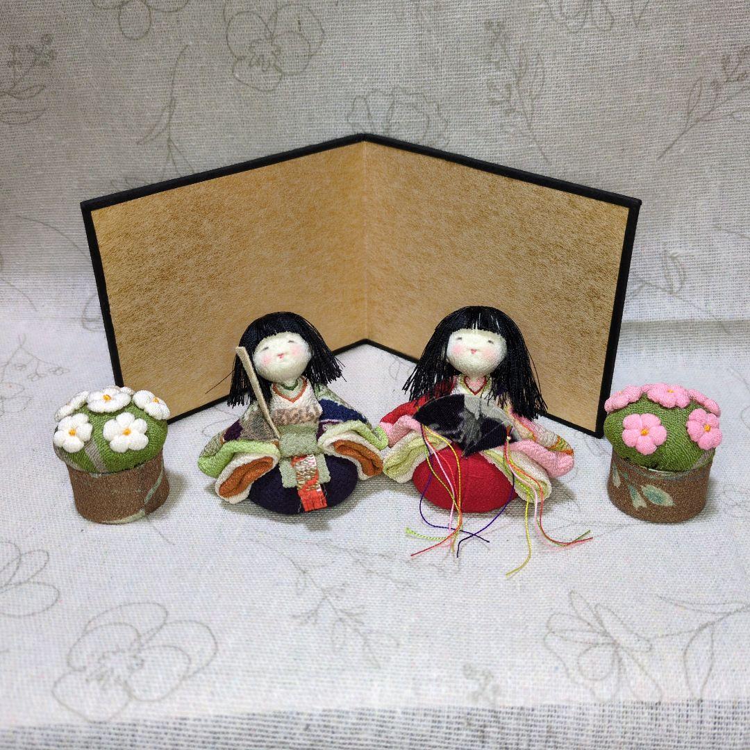 縮緬のお雛様　わらべ雛