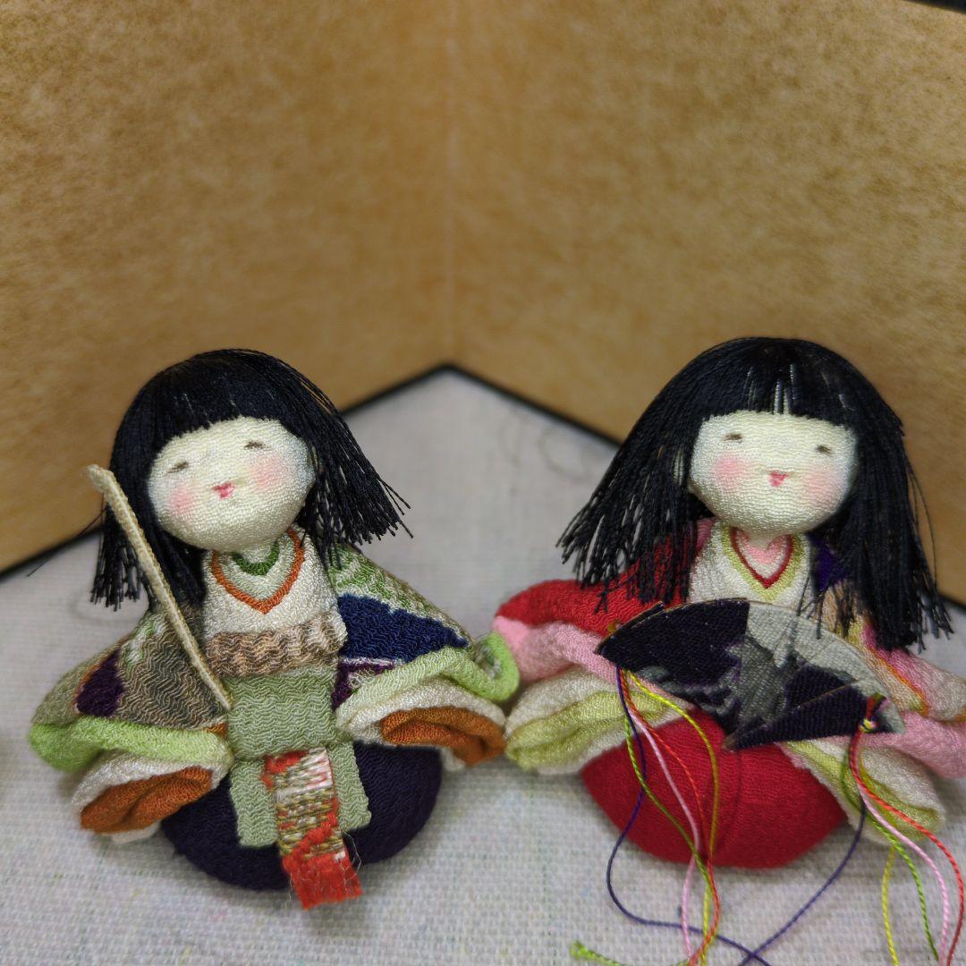 縮緬のお雛様　わらべ雛