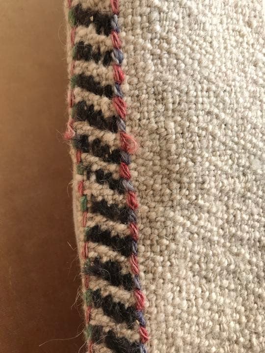 ビンテージラグ　トルコラグ　オールドキリム　クッションカバー　2点セット