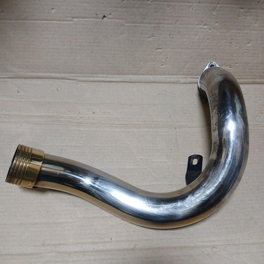 YAMAHA　ドラッグスター400用　ターンアウトマフラー　真鍮マフラーエンド付