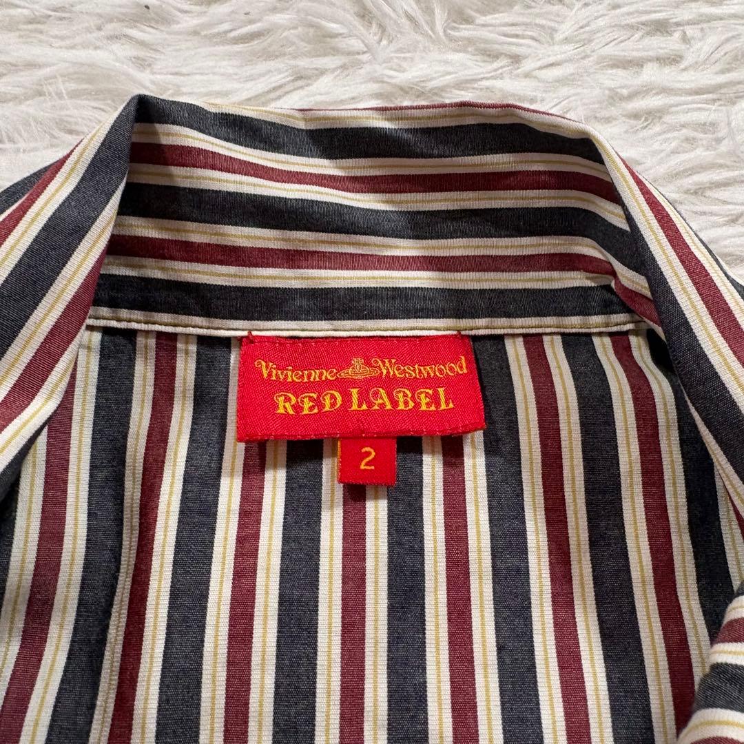 美品✨️ヴィヴィアンウエストウッド　ストライプ　ボウタイ　ブラウス　2サイズ