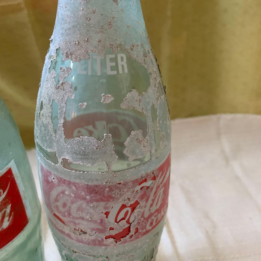 何十年前のコーラ瓶1リットルバラ売り可