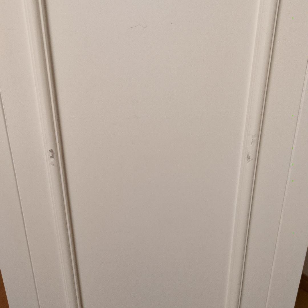 ホワイト木製チェスト 5段 ①