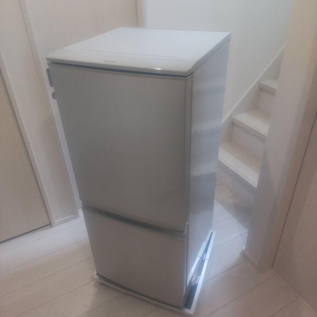 SHARP 格安 美品 2ドア冷蔵庫 SJ-D14C-S 一人暮らし 単身者向け
