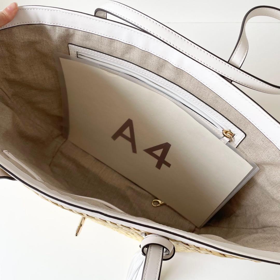 【新品】MICHAEL KORS かごバッグ トートバッグ フリンジ