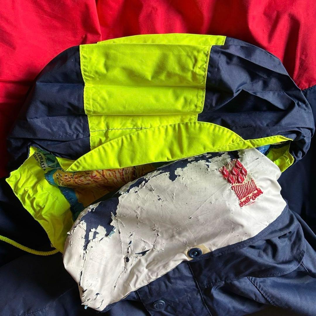 希少⭐︎ヘリーハンセン セーリングジャケット センターロゴ刺繍 フード付き XL