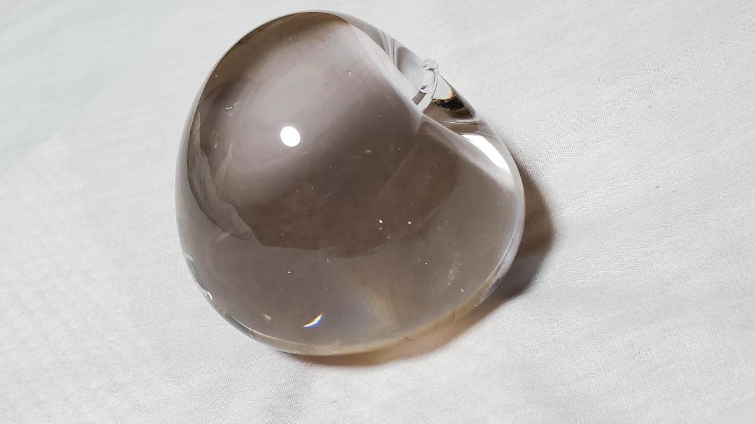 正規レア ウェッジウッド リンゴ クリスタル ペーパーウェイト アップルオブジェ