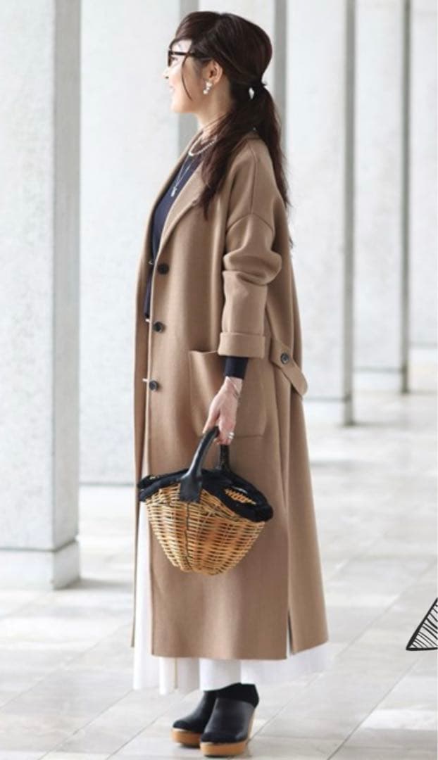 ◎未使用　レア　ebagos エバゴス　カゴバッグ ベロア　内田彩仍さん愛用