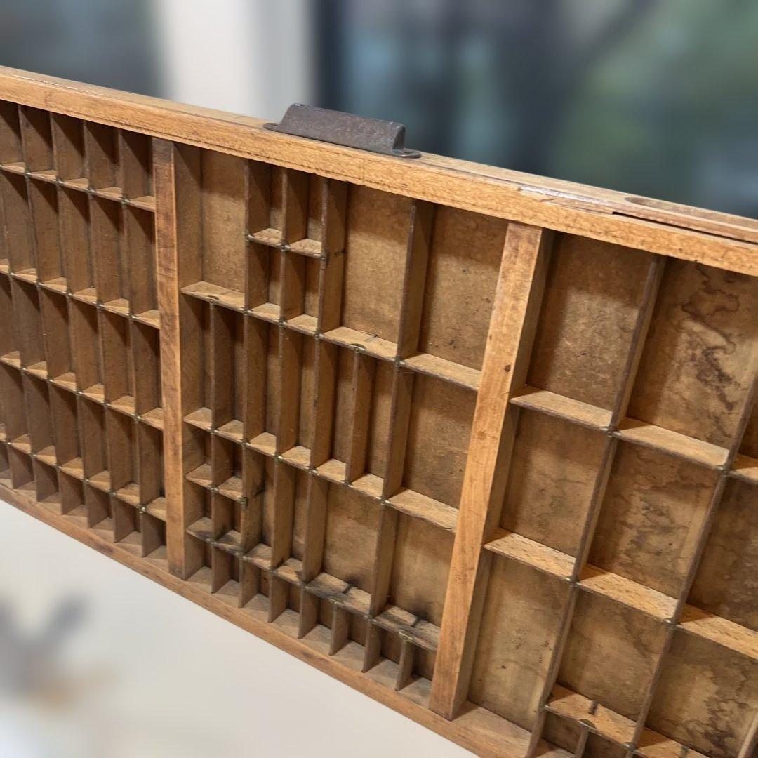 英国アンティークプリンタートレイ