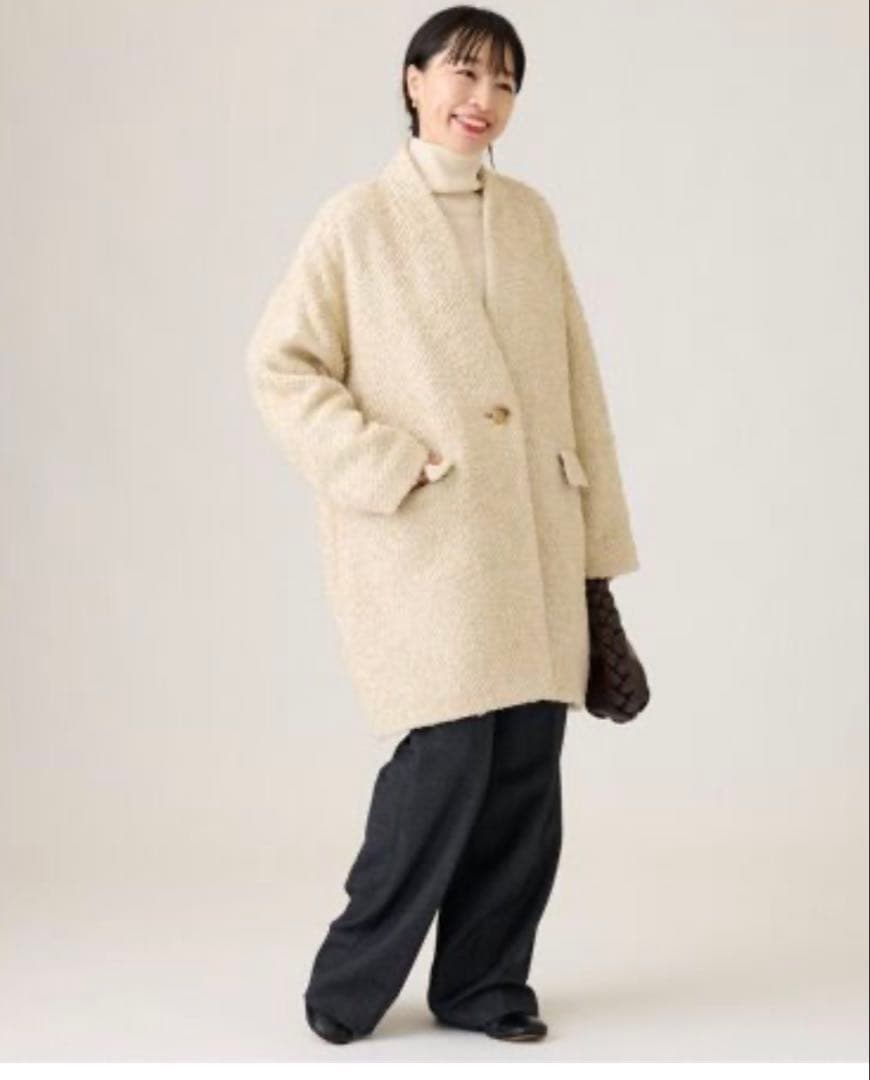 ジャーナルスタンダードレサージュ　コクーンミドルコードベージュ年内発送26日まで