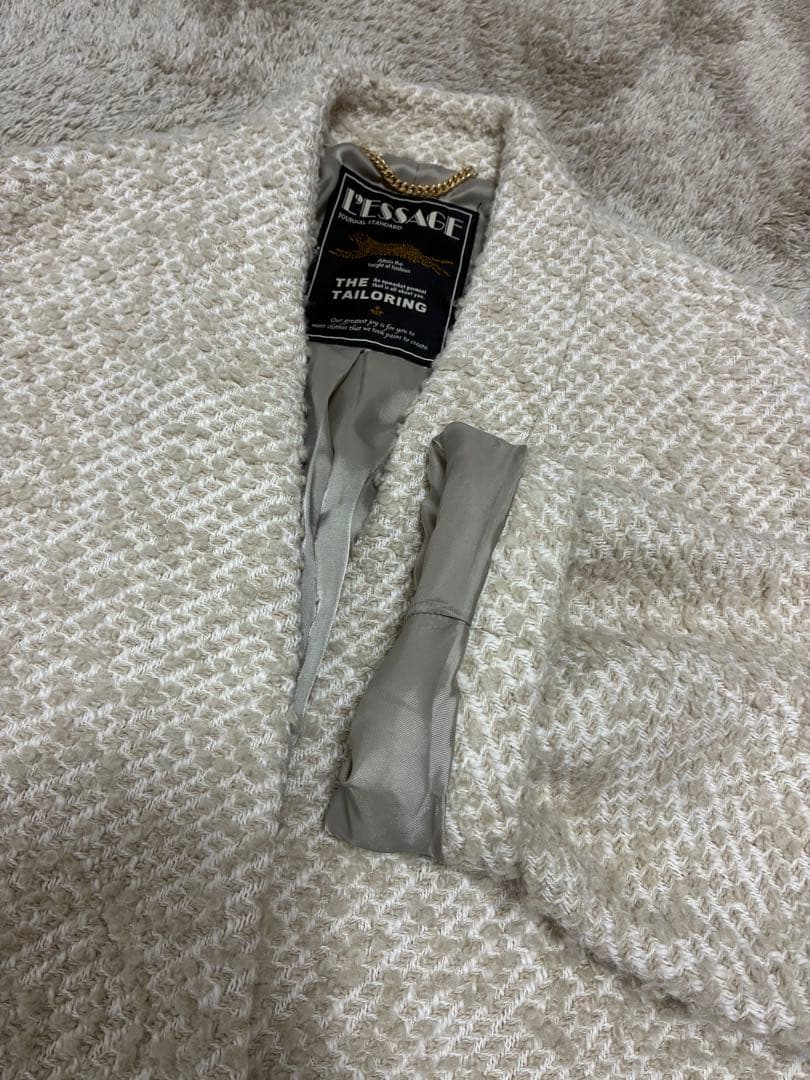 ジャーナルスタンダードレサージュ　コクーンミドルコードベージュ年内発送26日まで