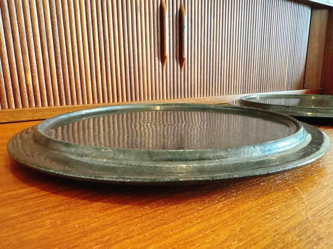 船串篤司 プレート 黒 24cm 2枚セット