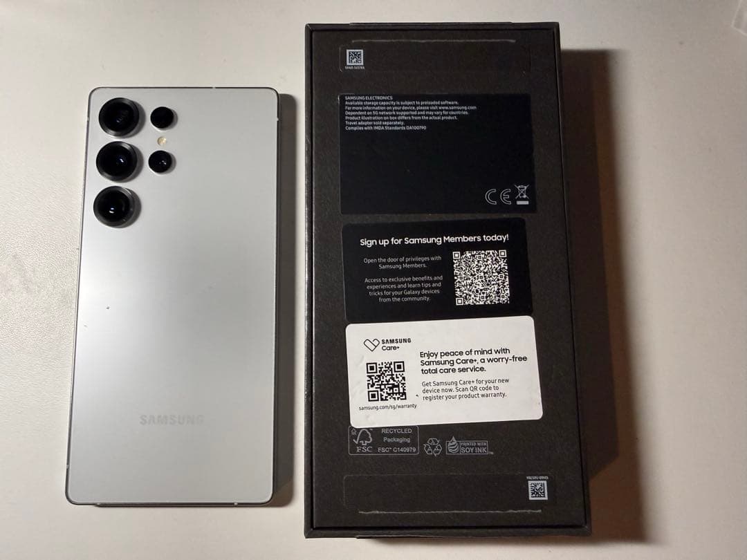 【超美品】Galaxy S25 Ultra 512GB シルバー（使用頻度極少）