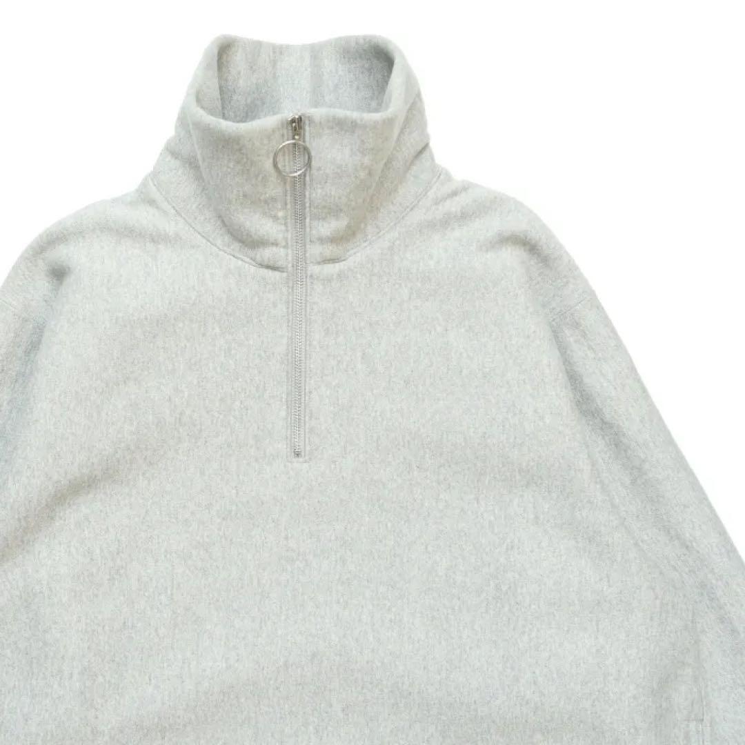 PHEENYフィーニー Athletic fleece harf zip P/O