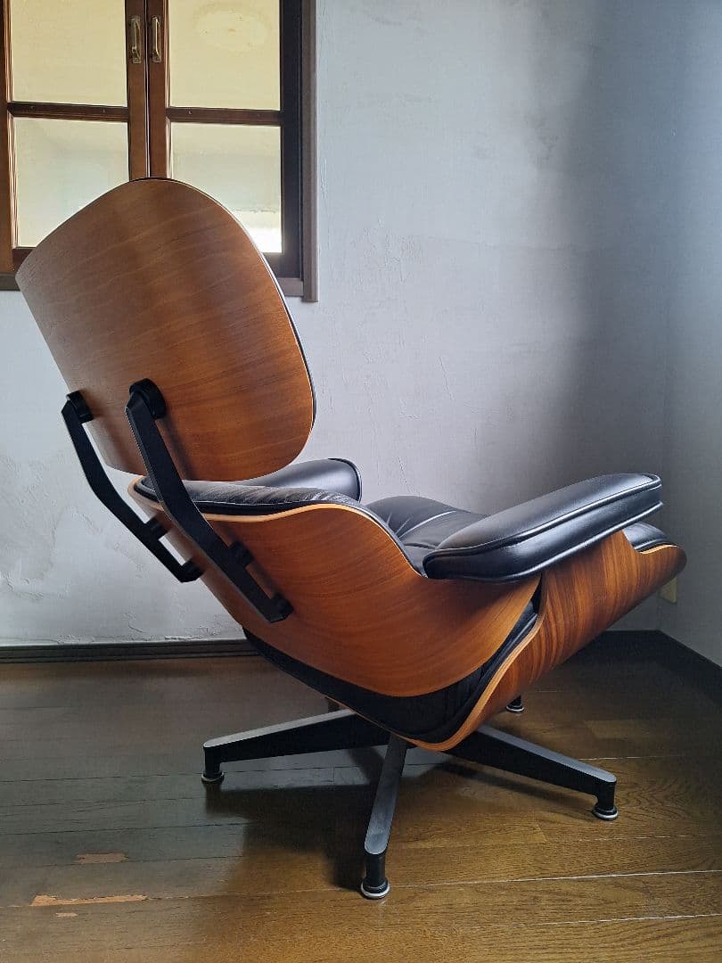 極美品 保証書有 50周年記念モデル イームズ ラウンジチェアセット