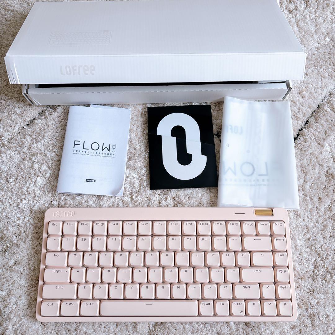 Lofree FLOW ワイヤレスキーボード 本体 フラミンゴ