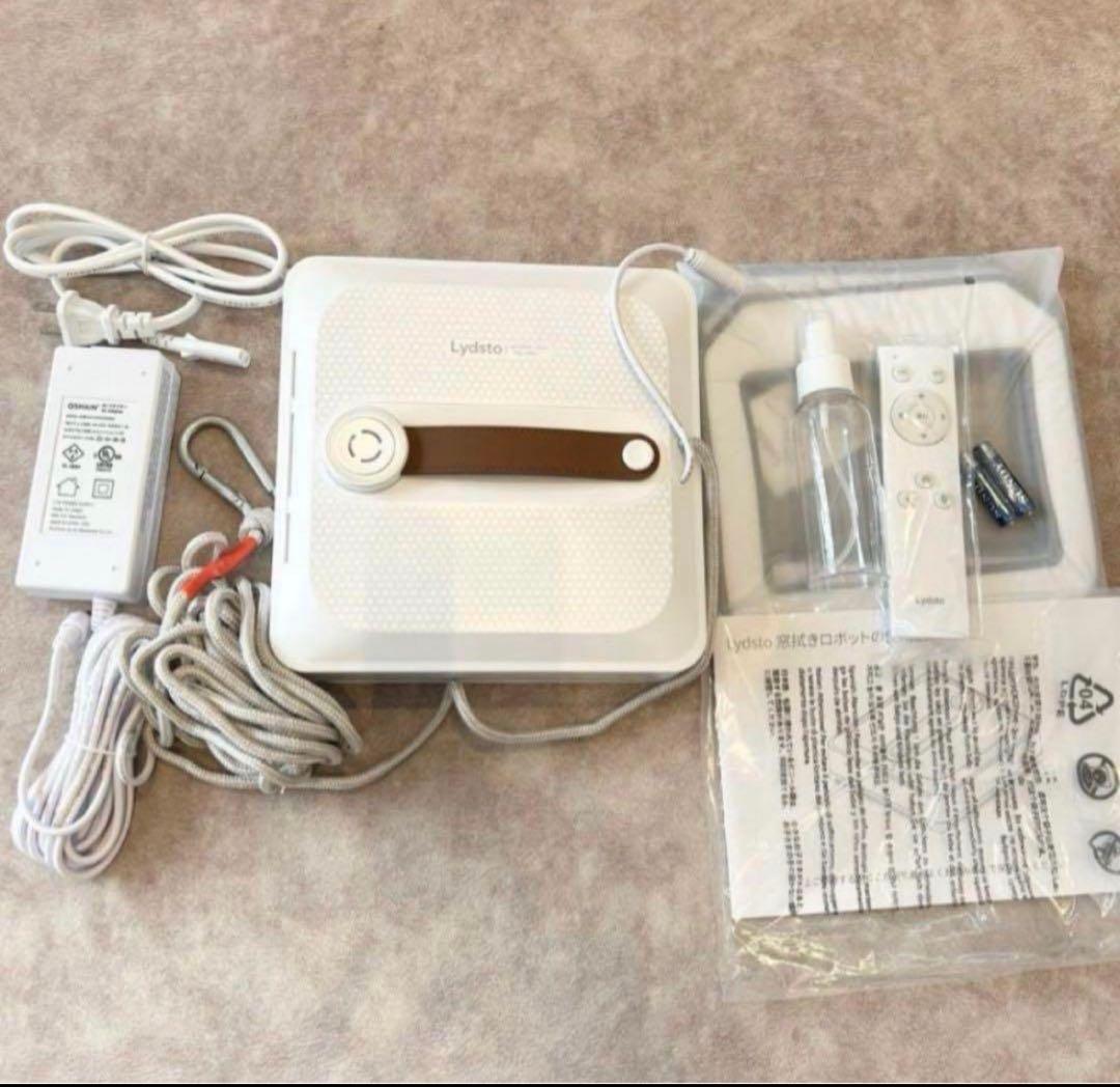 新品✨真空吸着 窓掃除ロボット リモコン付 窓拭きロボット 小型軽量 落下防止