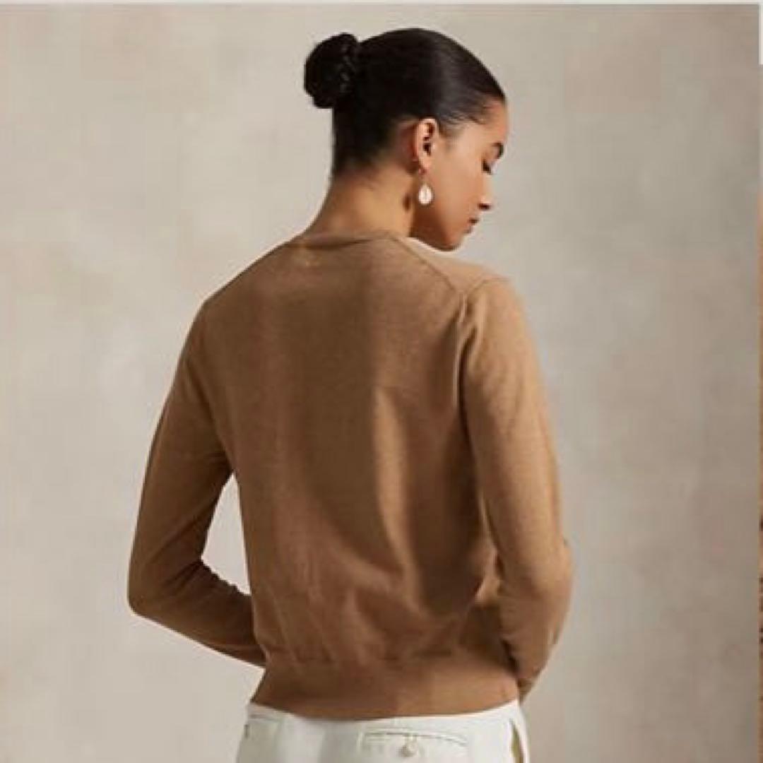 極美品✳︎ポロバイラルフローレン近年モデル現行タグキャメルカーディガン正規品L人気