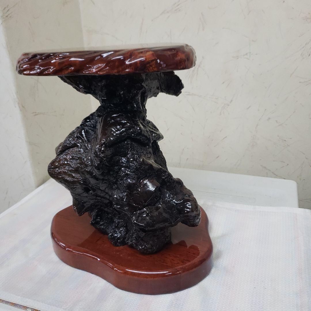 Ｂフライデー蔵出し特価花梨木製アジアンスタイルサイドテーブル