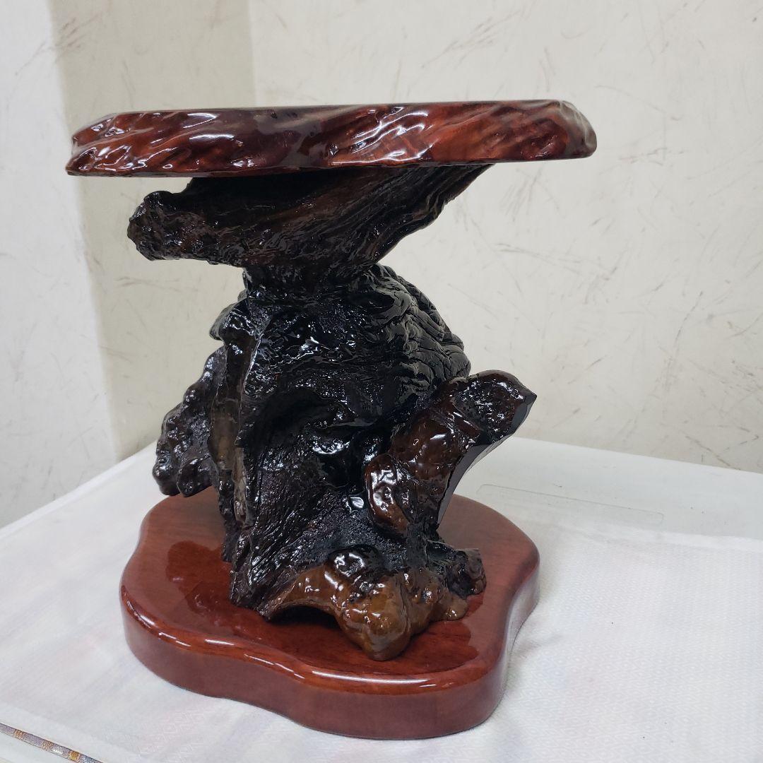 Ｂフライデー蔵出し特価花梨木製アジアンスタイルサイドテーブル