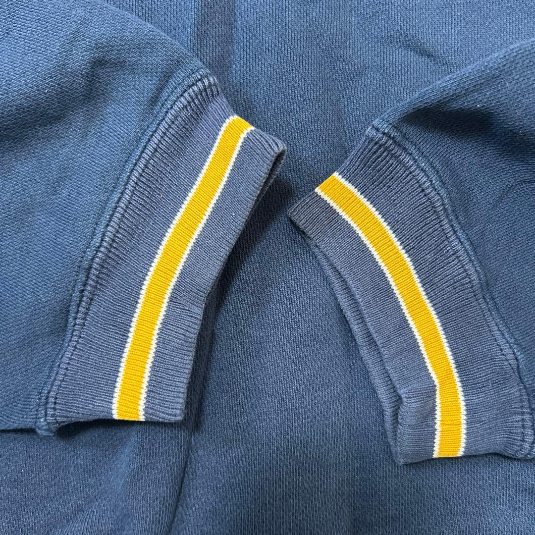 90s NIKE ナイキ ハーフジップスウェット 銀タグ 美品 ネイビー XL