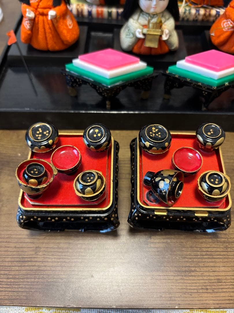 久月　雛人形セット ひな祭り用　昭和レトロ