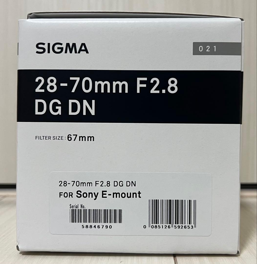 【新品】 SIGMA 28-70mm F2.8 DG DN ソニーEマウント