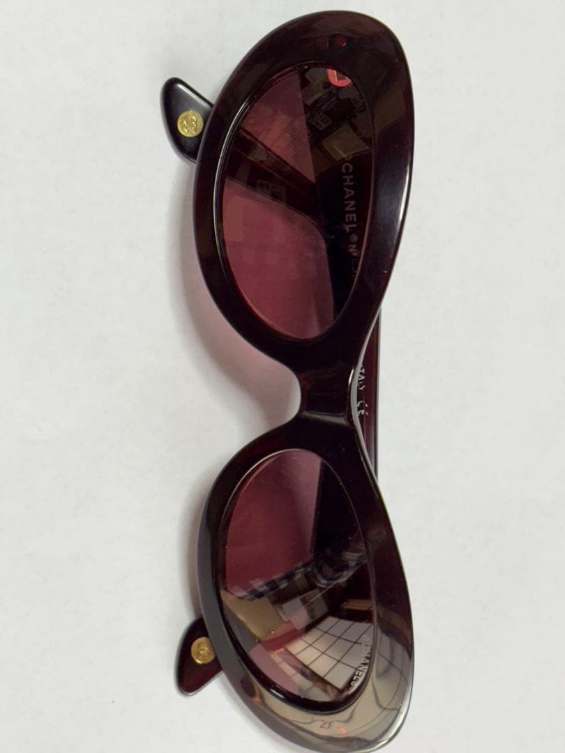 CHANEL ダークブラウン サングラス　レディース　偏光レンズ　ケース有