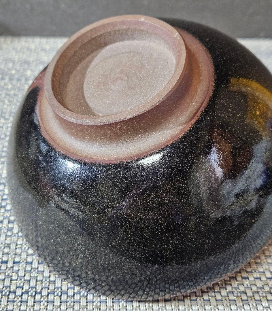薩摩焼　薩摩焼宗家　十四代 沈寿官 造　黒薩摩　茶碗　茶道具　茶器