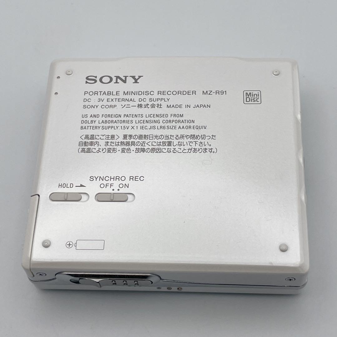 【美品】MDウォークマン MZ-R910 ポータブルMDレコーダーWALKMAN